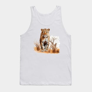 African Leopard Tank Top